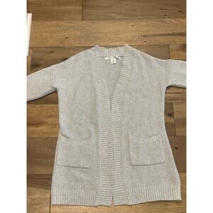 Max Studio Open‑Front Knit Sweater – Size M